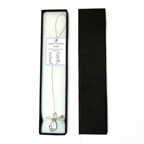Crystal Guardian Angel suncatcher, Gift-Boxed - Clear (Purity)