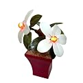 Battery-Operated Real Stone Flower Pot with Light
