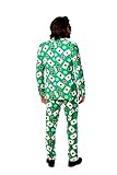 OppoSuits Men's Poker Face Party Costume Suit, Mixed, 38