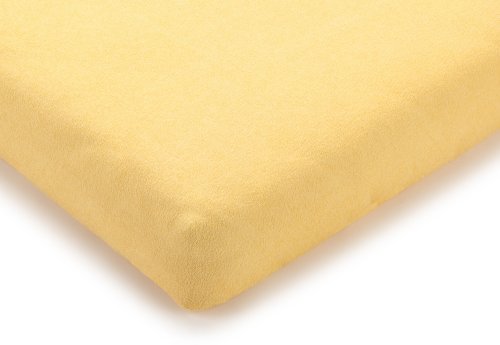 Produkt-Bild: Julius Z&ouml;llner 8390349810 - Spannbettuch f&uuml;r Laufgittermatratze Frottee uni vanille, Gr&ouml;&szlig;e: 75/100 - 100/100 cm