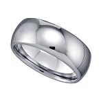 Stunning Mirror Finished Tungsten Comfort Fit Mens Wedding Band " Size 12.5 "