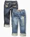 Apple Bottoms Girls Foiled Denim Capris