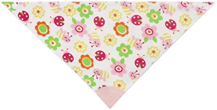 Wosilicone Baby Bibs Triangl Double Layers Cotton Baberos Cartoon Character Animal Print Baby Bandana Bibs Dribble Bibs