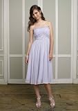 Purple Chiffon Cocktail Dress