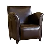 Taylor Flaired Arm Leather Club Chair