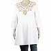 White Summer Clothes For Women Embroidered Kurta Loose Shirt Top From India