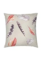 Hipster Funda De Cojín Live (Beige/Multicolor)