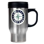 SAVE $2.00 - Seattle Mariners Stainless Steel Travel Mug (Primary Logo) $22.95