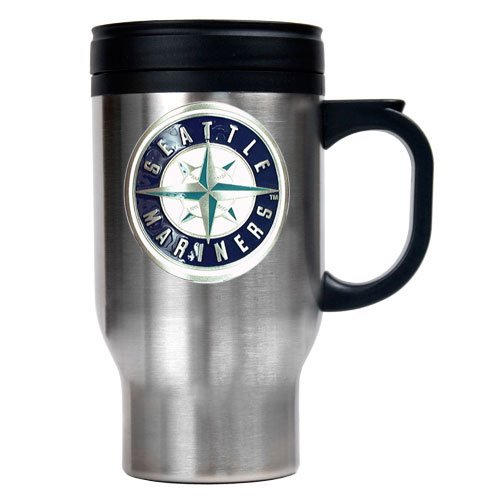 Seattle Mariners Stainless Steel Travel Mug  (Primary Logo)