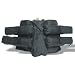 Black Deluxe GXG Paintball 4+1 Harness Ammo Pack