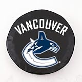 NHL Vancouver Canucks Tire Cover Color: Black, Size: Universal Large