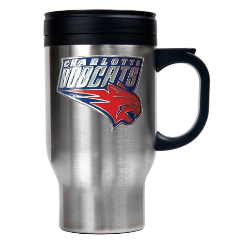 Charlotte Bobcats 16oz. Stainless Travel Mug