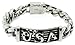 Ed Hardy USA ID Box Plain Gourment Link Bracelet title=