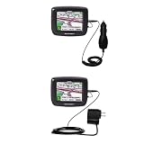 Essential Kit for the Magellan Roadmate 2000 - includes Car and Wall Charger with Rapid Charge Technology - Gomadic Brand w/ TipExchange Technology
