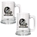 NIB Atlanta Falcons NFL 2pc 15oz Glass Tankard Set