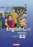 Book cover: English G 21. Ausgabe A 1. 5. Schuljahr. Workbook mit CD-ROM (e-Workbook) und CD