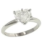 1.21cttw Heart Shape Diamond Solitaire Ring EGL FG/si2