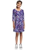 オールドネイビー OLD NAVY/ プリントフィット&フレアドレス ブルーフローラル ワンピース XL【並行輸入】