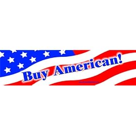 Buy American! -Magnetic Bumper Sticker