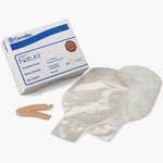 Convatec 2 Piece Sur-Fit Natura Transparent Ostomy Drain Pouch 12" 1 1/2" Flange - Box of 10