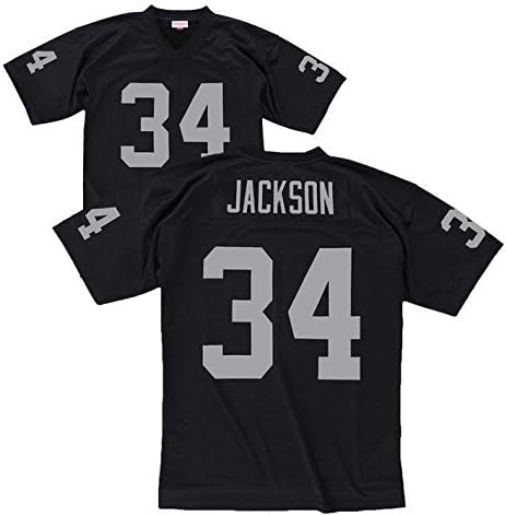 Dngohson Charm Men's 1988 BJackson_ChB #89 Dark Premier Throwback Black Jersey (X-Large)
