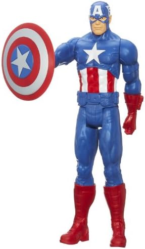KrLu Marvel Avengers Assemble Titan Hero Series Captain America Figure 12inch