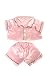 20102-Pink Satin Pajamas Clothes for 14