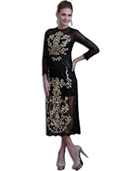 Lace Fitted Sheath Evening Dress 