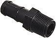 Banjo HB075 Polypropylene Hose Fitting, Adapter, 3/4" NPT Male x 3/4" Barbed