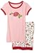 Apparel : Hatley Girls 2-6x "Rosy Afternoon" Short P.J. Set