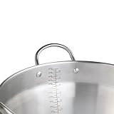 picture of Kitchen Craft Maslin Pan with Handle, Stainless Steel, 9 Litre
