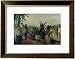Proclamation of the Abolition of Slavery in the French Colonies, 23rd April 1848, 1849 Framed Art Poster Print by Francois Auguste Biard, 24x20