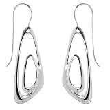 SkyeSterling Designer Sterling Silver Trinity in Trinity Drop Earrings