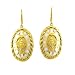 White & Yellow Resin Earrings