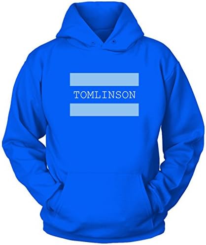 Louis Tomlinson Flag Unisex Hoodie Small Royal Blue