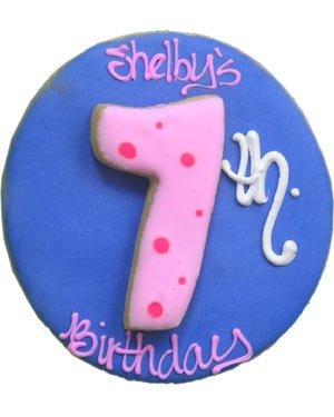 Beautiful Cookies Organic Party Favors-Numbers C Organic Cookies Cookies, 10 Cookies by Beautiful Cookies