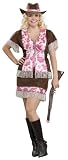 Plus Size Sassy Cowgirl Costume - Womens Full 18-22