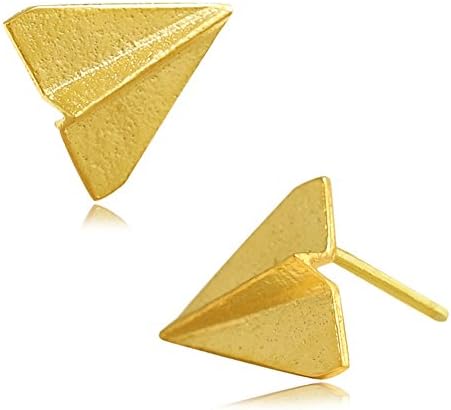 Leah And Kate Women's Paper Airplane Stud Earrings