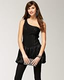 bebe Midnight Hour Silk Bubble Dress