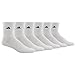 adidas Men's Athletic Cushioned Low Cut Socks (6-Pair)