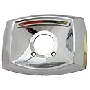LASCO-Simpatico 31644C Delta Rectangle Shaped Shower Escutcheon Only for Shower Valve, Chrome Plated