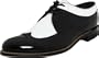 Stacy Adams Men's Dayton Wing-Tip Oxford,Black/White,11.5 D