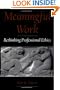 Meaningful Work: Rethinking Professional Ethics (Practical and Professional Ethics Series)