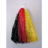 Cheerleader Pompom, 1 St�ck, schwarz-rot-gelbvon "Widmann s.r.l"