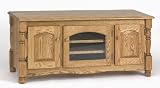 #8878 Solid Wood TV Stand Country Oak LCD HD Plasma TV S