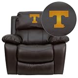 Flash Furniture Tennessee Volunteers Embroidered Brown Leather Rocker Recliner