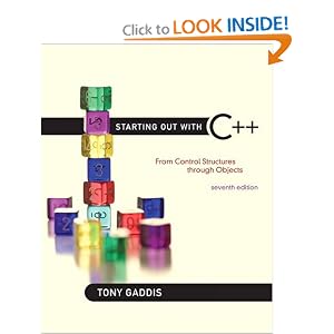Starting Out with C++: From Control Structures through Objects (7th Edition)(PDF)