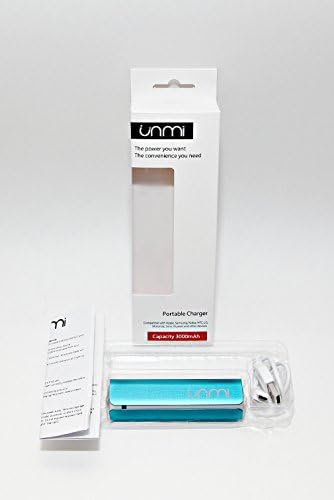 USB Portable Charger for iPhone 6, 5S, 5C, 5, 4S, Samsung Galaxy S5, S4, S3 Note 3, 4 Nokia Lumina 520, 1020, Nexus 4,3, HTC and Other Smartphones from UnmiTM. Mini Compact 3000mAh Emergency External Back-Up Battery Charger. Provides Additional 7 hours Talktime. Risk-free Money Back Guarantee (Blue)