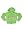 Cool Island - Girls Hooded Sweatshirt Jacket, Garden Green (Size 3T)
