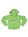 Cool Island - Girls Hooded Sweatshirt Jacket, Garden Green